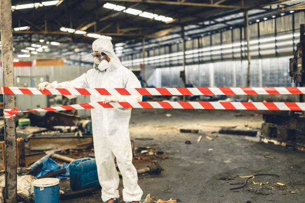 Professional Odor Removal technician working in Shrewsbury, MO
